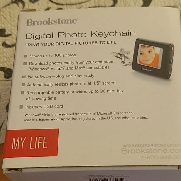 Brookstone Digital Keychain - Picture 3 of 8